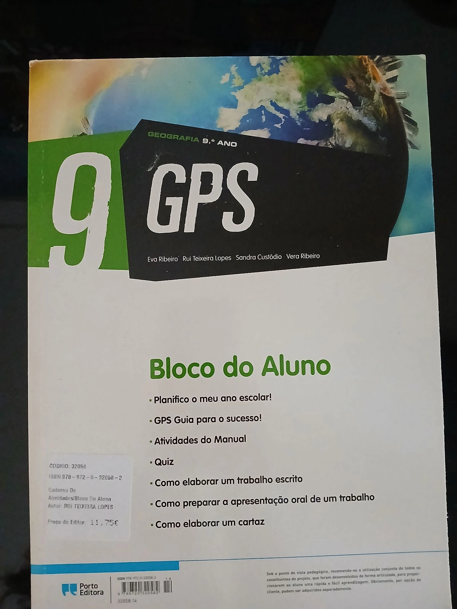 GPS 9 caderno atividades Geografia 9°ano